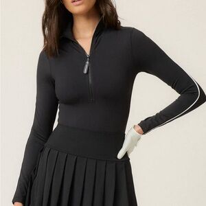 Goldie Byrd long sleeve zip bodysuit